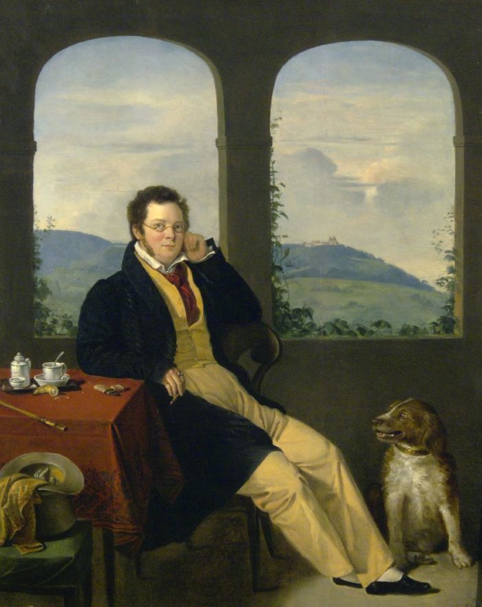 Gábor Melegh: Portrait of Franz Schubert – THE DOG